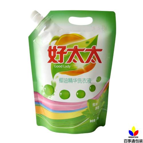 厂家生产定做吸嘴式洗衣粉洗衣液塑料袋自立袋化工产品包装2kg装